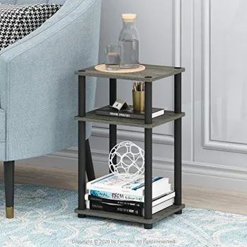 Furinno 3-Tier End Table - Stylish & Easy Assembly