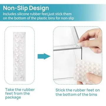 Vtopmart Stackable Storage Drawers Set of 5,Clear Plastic Organizer Bins for Makeup, Cosmetics, Beauty Supplies,Ideal for Vanity, Bathroom,Cabinet,Pantry Organization