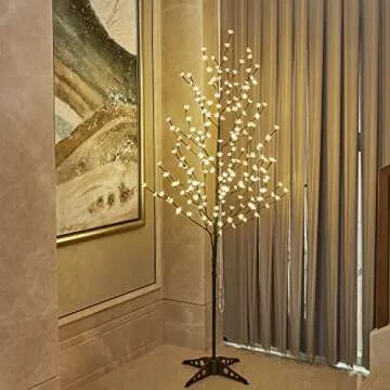 LIGHTSHARE 6.5FT Cherry Blossom Tree LED Home Decor
