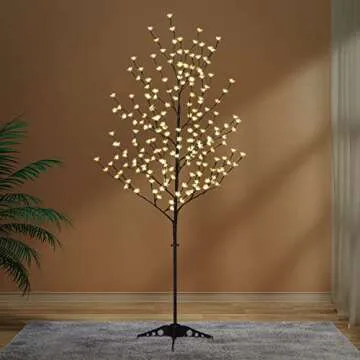LIGHTSHARE 6.5FT Cherry Blossom Tree LED Home Decor