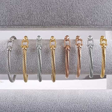 HX SHARE Twisted Cable Bracelet - Stylish & Durable Design