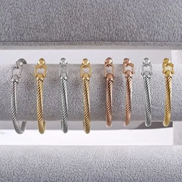 HX SHARE Twisted Cable Bracelet - Stylish & Durable Design