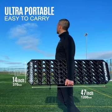 QUICKPLAY Soccer Rebound Board - Adjustable Training Equipment