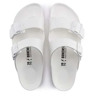 Birkenstock Women's Arizona EVA Sandals, White, 7-7.5 Medium US