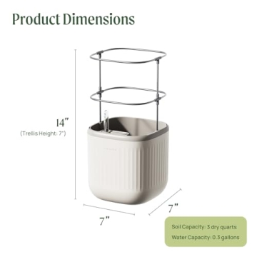Vego Garden Mini Planter: Indoor Self-Watering Herb Pots
