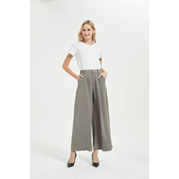 Tronjori Stylish High Waist Palazzo Pants for Women