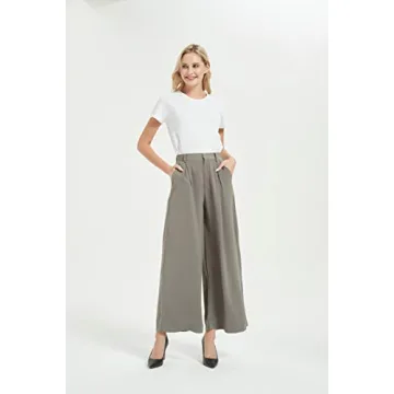 Tronjori Stylish High Waist Palazzo Pants for Women