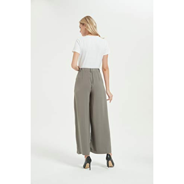 Tronjori Stylish High Waist Palazzo Pants for Women