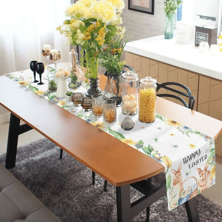 Easter Table Runner 72 Inches for Home Decor