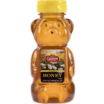 Gefen Honey Bear, 100% Pure Clover Honey, 12 oz