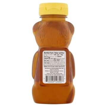 Gefen Honey Bear, 100% Pure Clover Honey, 12 oz