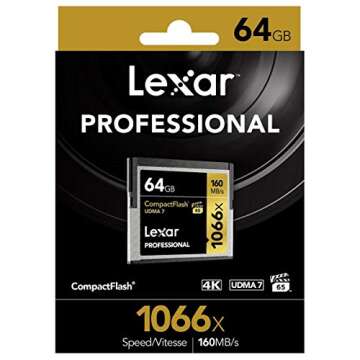 Lexar 32GB UDMA 7 1066x CompactFlash Card - High Performance