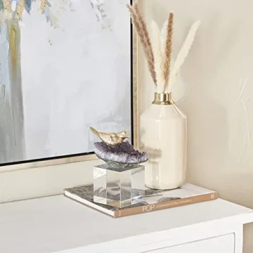 Elegant Deco 79 Polystone Birds Sculpture for Coastal Decor