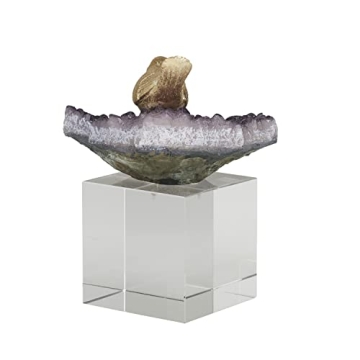 Elegant Deco 79 Polystone Birds Sculpture for Coastal Decor