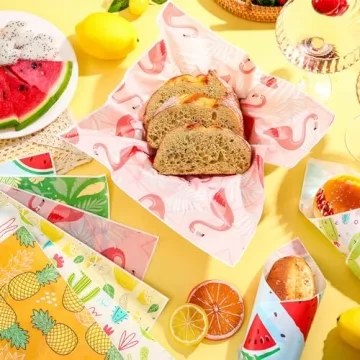 Sayglossy 960 Pcs Hawaiian Wax Paper Sheets 12x12 Inch