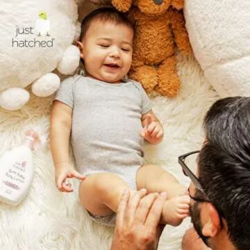 Just Hatched Soft Baby Body Lotion, Daily Moisture, Made with Essential Oils, Calming, Soothing, Moisturizing, No Yucky Stuff/Harsh Ingredients, 10.1 fl oz
