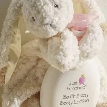 Just Hatched Soft Baby Body Lotion, Daily Moisture, Made with Essential Oils, Calming, Soothing, Moisturizing, No Yucky Stuff/Harsh Ingredients, 10.1 fl oz