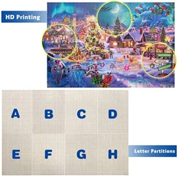 Lavievert 1000 Piece Wooden Puzzle - Family Fun, Perfect Gift