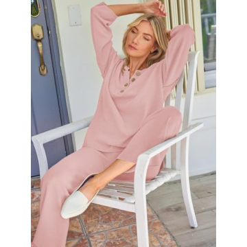 LILLUSORY Women’s 2 Piece Lounge Set for Chic Comfort