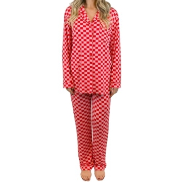 SOOKABEILA Women Y2k Pajama Set - Chic & Comfortable 2 Piece Sleepwear