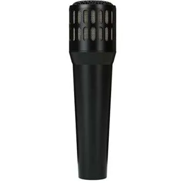 Audix i5 Dynamic Instrument Microphone: Pro Snare Mic/Guitar Amp Microphone - Black