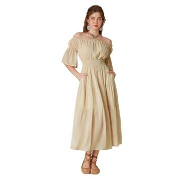 Scarlet Darkness Renaissance Dress for Women - Chic Medieval Style