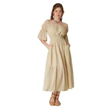 Scarlet Darkness Renaissance Dress for Women - Chic Medieval Style