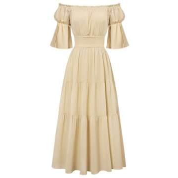 Scarlet Darkness Renaissance Dress for Women - Chic Medieval Style