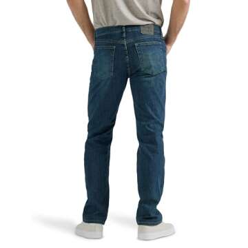 Wrangler Authentics Men's Classic 5-Pocket Regular Fit Jean, Twilight Flex, 30W x 32L