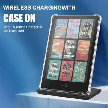 CoBak Clear Case for All-New Kindle Paperwhite 12th Gen 2024 (7") & Kindle Colorsoft Signature Edition (7") - Lightweight, Scratch-Proof Silicone Back Cover, Clear