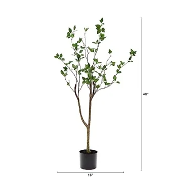 Nearly Natural 4ft Minimalist Citrus Artificial Tree