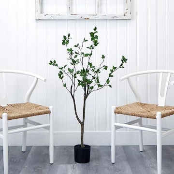 Nearly Natural 4ft Minimalist Citrus Artificial Tree