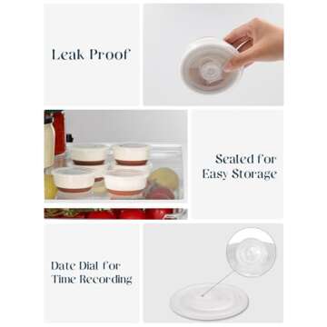 DOWAN 4 oz Ramekins with Lids for Culinary Creativity