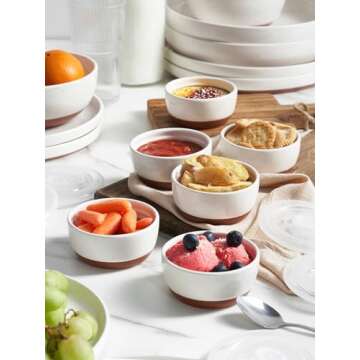 DOWAN 4 oz Ramekins with Lids for Culinary Creativity