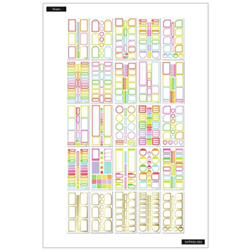 Happy Planner Sticker Pack: 1985 Colorful Stickers for All