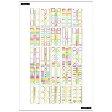 Happy Planner Sticker Pack: 1985 Colorful Stickers for All
