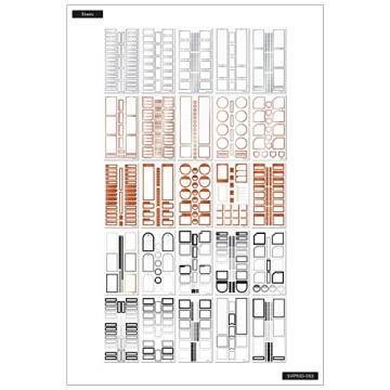 Happy Planner Sticker Pack: 1985 Colorful Stickers for All