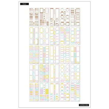 Happy Planner Sticker Pack: 1985 Colorful Stickers for All