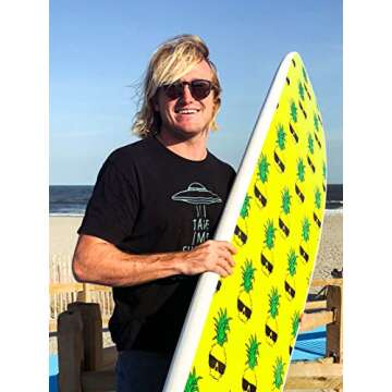 Wave Bandit Ben Gravy Performer Surfboard 6'6 White with Fins