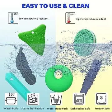 Chewy Necklaces for Sensory Kids, Silicone Chewy Necklaces for Boys and Girls with Autism, ADHD, SPD, Chewing, Oral Motor Therapy Toy