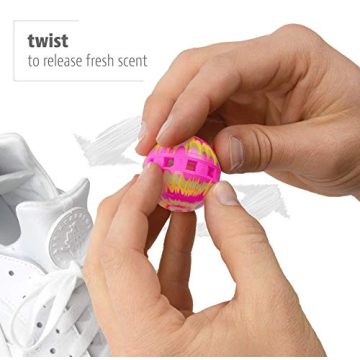 Sneaker Balls Odor Eliminators with Adjustable Scent Control