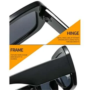 Trendy UV400 Square Sunglasses for Everyone