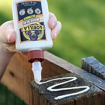 4oz Wood Glue Ultimate for Strong and Quick Adhesive Bonding