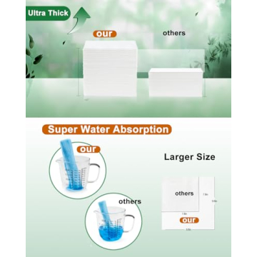 Disposable Face Towel,Biodegradable Facial Towels,Extra Thick Soft Large Clean Facial Towels Plant Fiber Facial Washcloth Dry Wipes for Sensitive Skin,Travel,Makeup Remover-50 Count