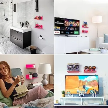 Stylish OAPRIRE Floating Shelves Set of 2 for Home Decor