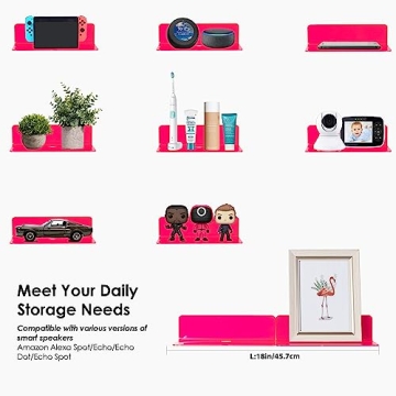 Stylish OAPRIRE Floating Shelves Set of 2 for Home Decor