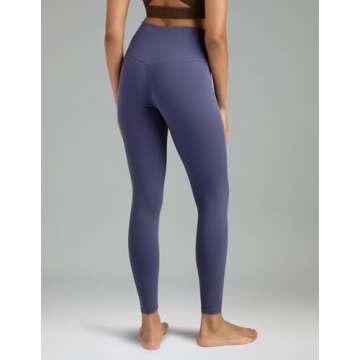 Colorfulkoala Women's Buttery Soft High Waisted Yoga Pants Full-Length Leggings (S, Midnight Navy)