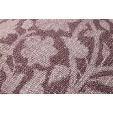 Plum Purple Floral Throw Pillow from Chris Loves Julia