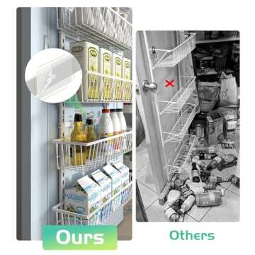 Mefirt 9-Tier Over The Door Pantry Organizer - Versatile Storage