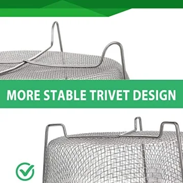 AOZITA 2-Tier Steamer Basket for Instant Pot 6qt 8qt